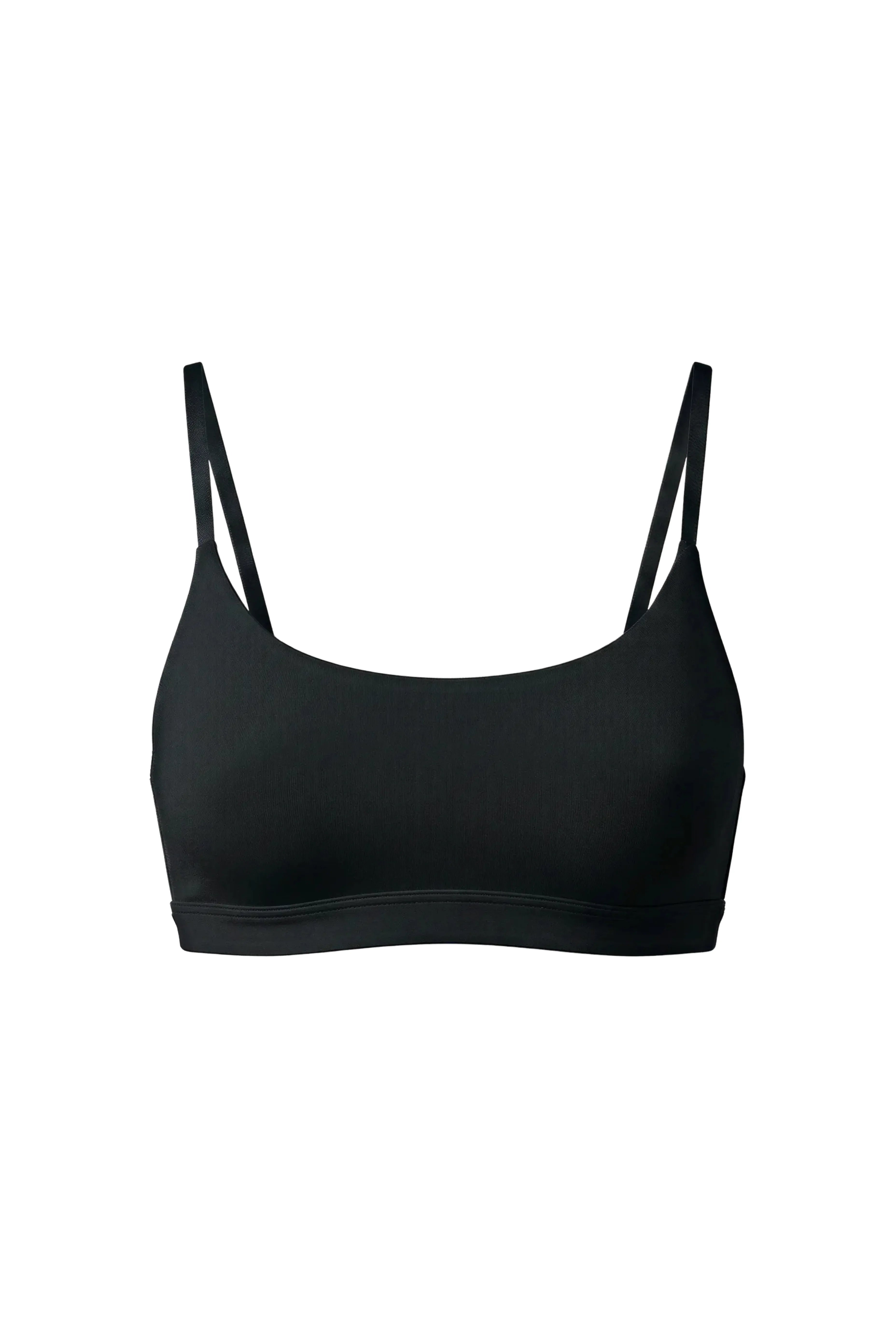 Slow Morning Cotton Bra & 3 Shorts Set Black - epoché