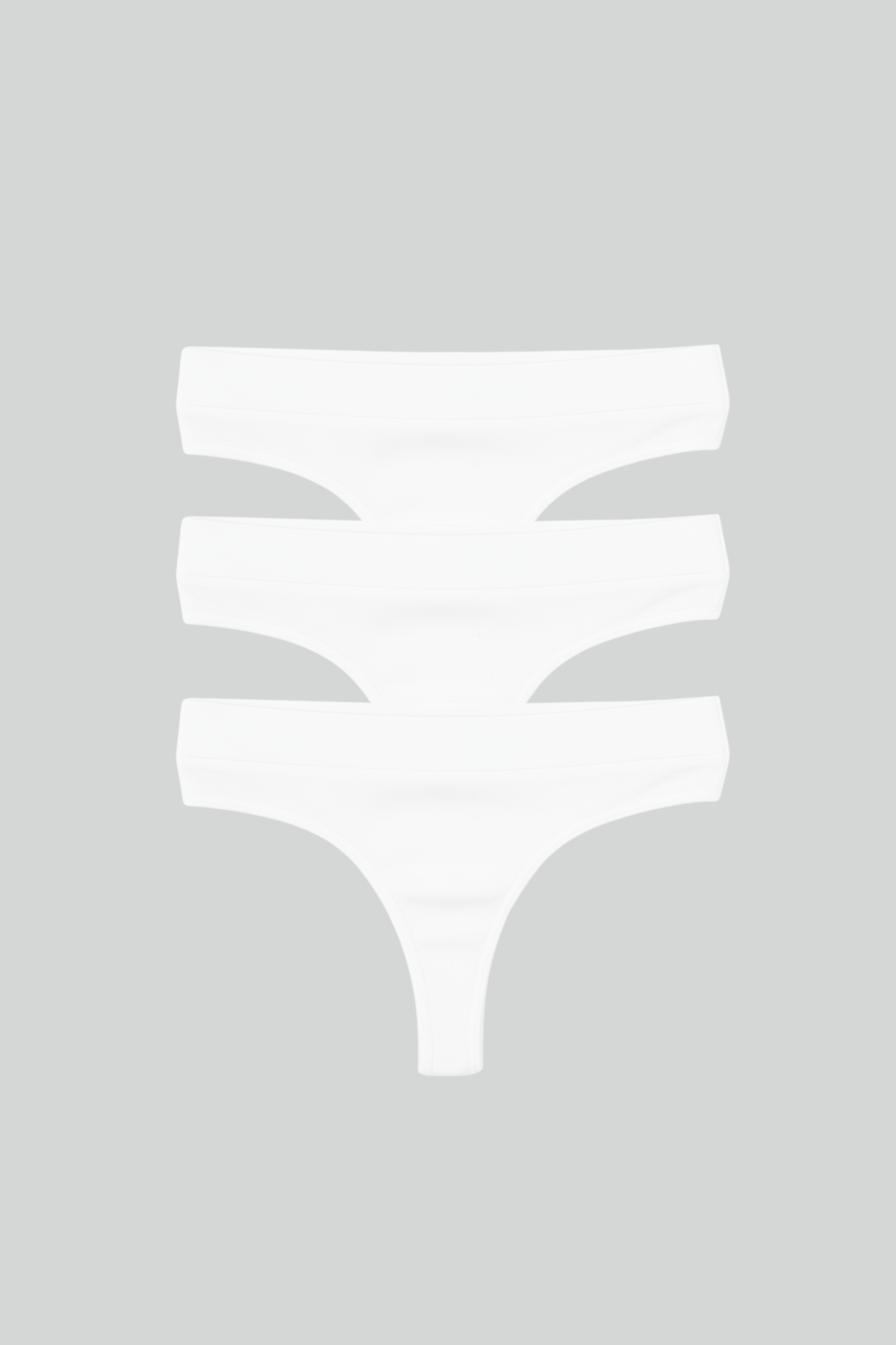 3-Pack Essential Cotton Thongs
