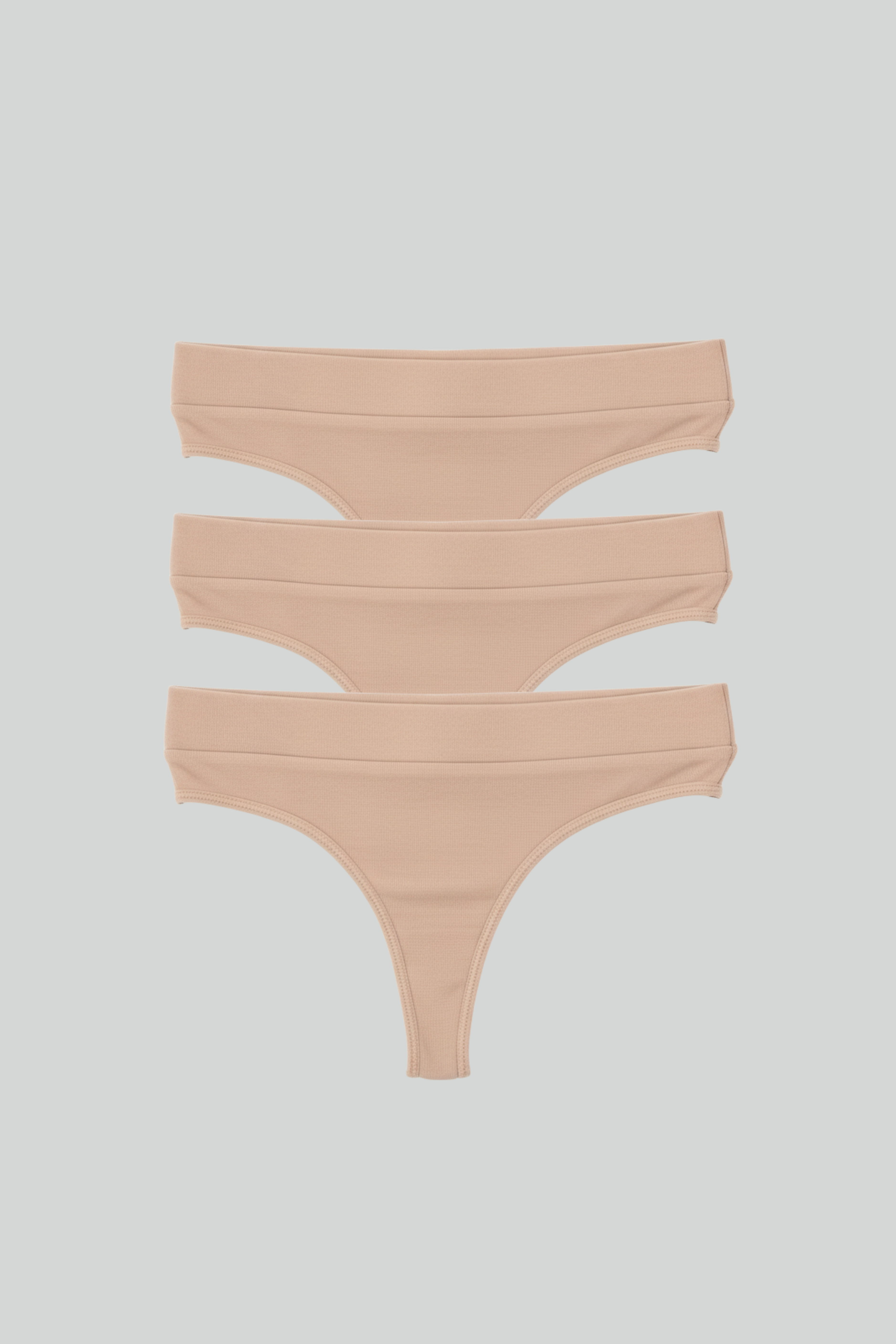 3-Pack Essential Cotton Thongs