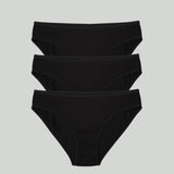 3-Pack Essential Ribbed Cotton Briefs - epoché