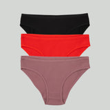 3-Pack Ribbed Cotton Briefs – Color Mix Set - epoché