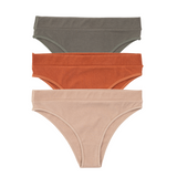 3-Pack Cotton Briefs - Nature Set