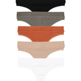 5-Pack Cotton Thongs - Full Palette