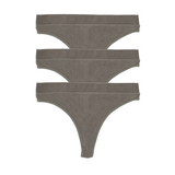 3-Pack Essential Cotton Thongs