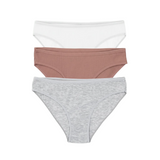 3-Pack Ribbed Cotton Briefs – Essential Mix