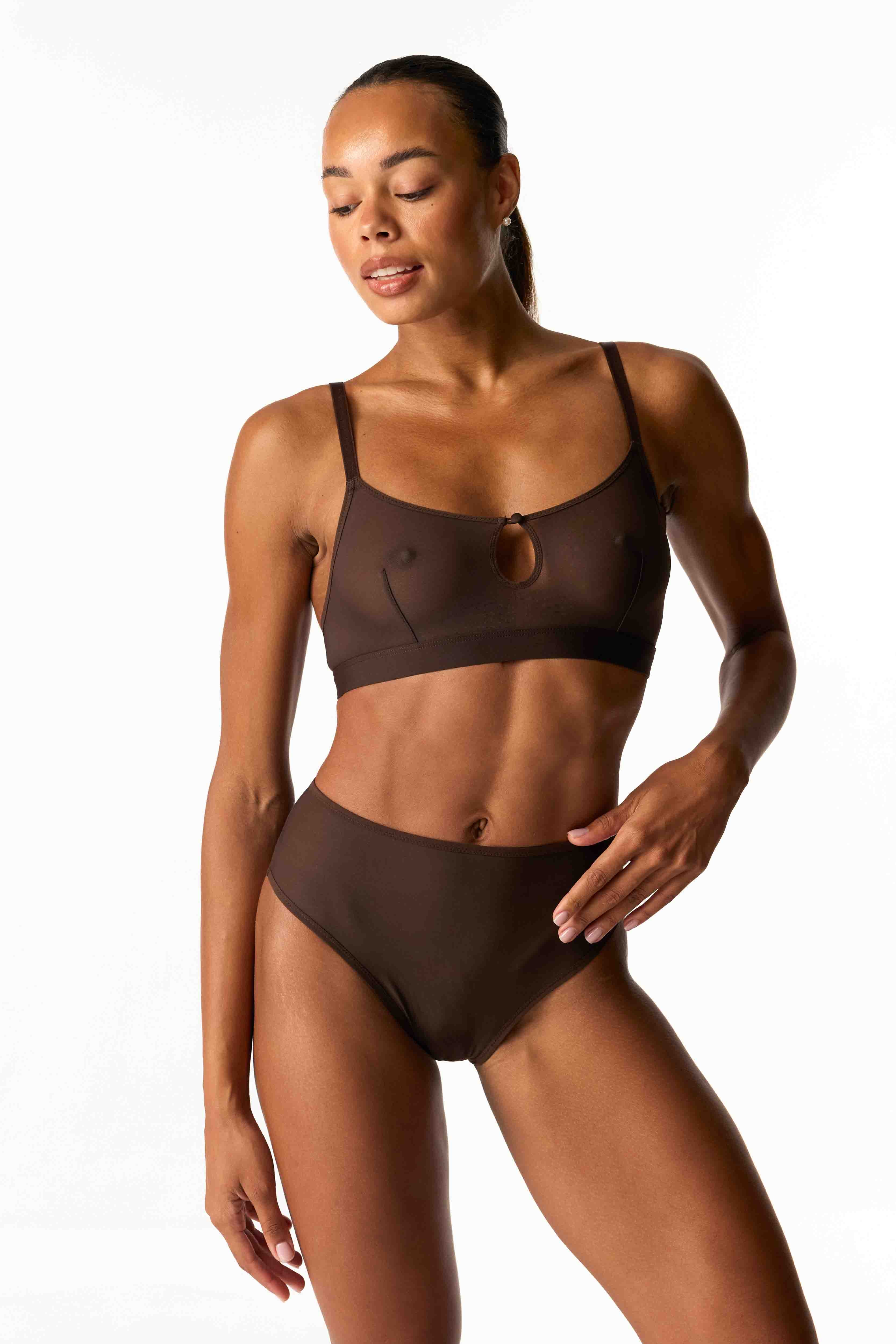 Air Bralette & Mid-Rise Briefs Set