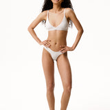 Cotton Triangle Bra + 3 Premium Thongs Set