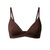 After Hours Cotton Triangle Bra & 3 G-Strings Set Chocolate - epoché