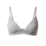 After Hours Cotton Triangle Bra & 3 G-Strings Set Gray - epoché