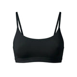 Slow Morning Cotton Bra & 3 Shorts Set Black - epoché