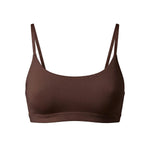 Slow Morning Cotton Bra & 3 Shorts Set Chocolate - epoché