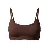 Slow Morning Cotton Bra & 3 Shorts Set Chocolate - epoché
