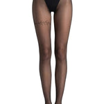 Sheer Tights with Leaf Branch Detail - epoché