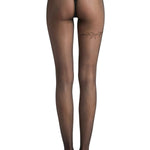 Sheer Tights with Leaf Branch Detail - epoché