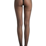 Sheer Tights with Leaf Branch Detail - epoché