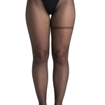 Sheer Tights with Garter String Detail - epoché