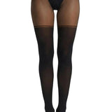 Black Cat Stocking-Effect Sheer Tights - epoché