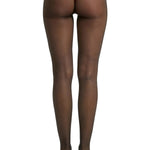 Woke Up Sexy As Hell Again Sheer Black Affirmation Tights - epoché