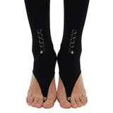 Piercing 02 Black Open-Toe Leggings - epoché