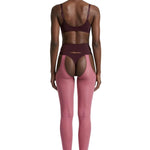 Velvet Crush Head-to-Toe Two-toned Garter Set in Pink & Plum - epoché
