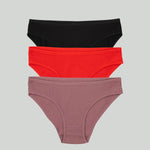 3-Pack Ribbed Cotton Briefs – Color Mix Set - epoché