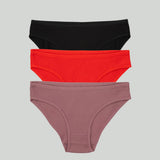3-Pack Ribbed Cotton Briefs – Color Mix Set - epoché