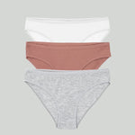 3-Pack Ribbed Cotton Briefs – Essential Mix - epoché