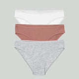 3-Pack Ribbed Cotton Briefs – Essential Mix - epoché