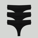 3-Pack Essential Cotton Thongs - epoché