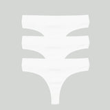 3-Pack Essential Cotton Thongs - epoché