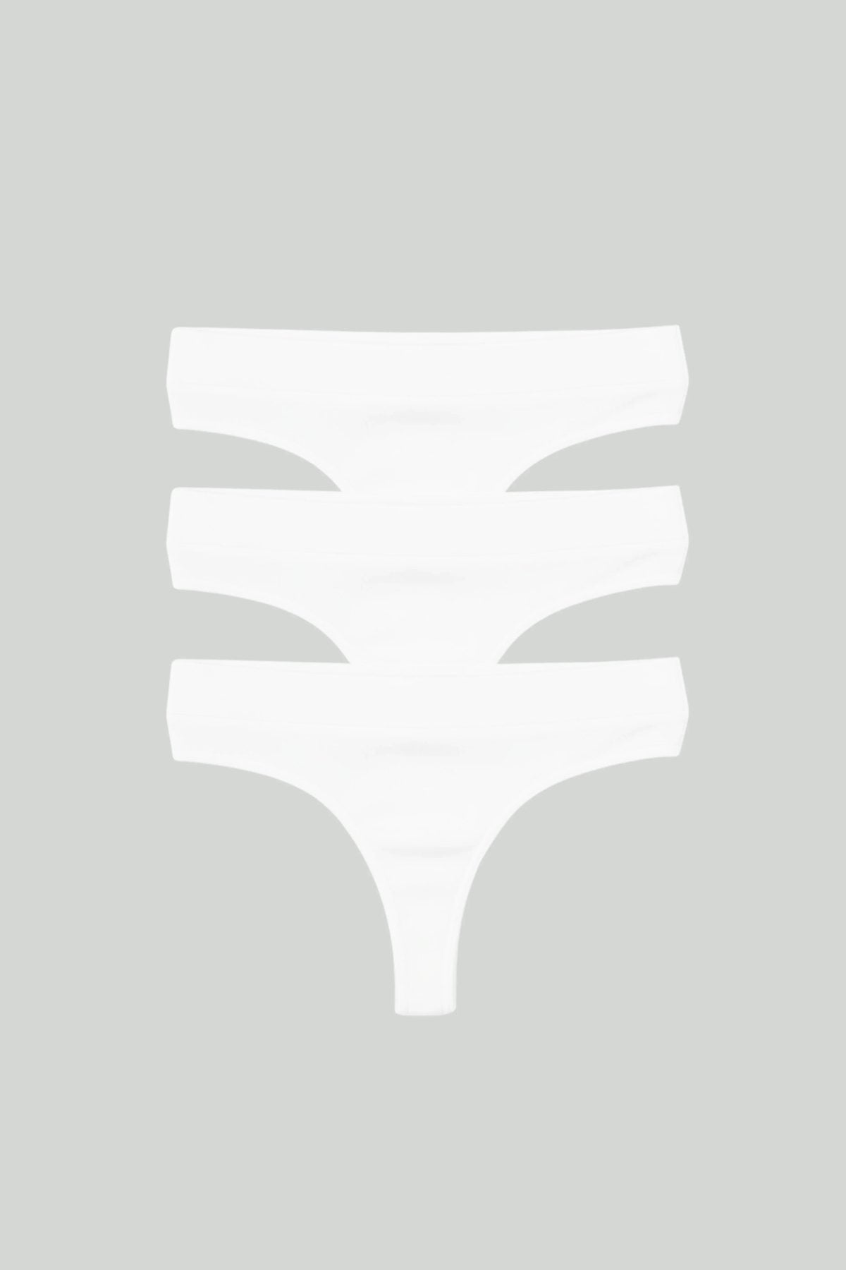 3-Pack Essential Cotton Thongs - epoché